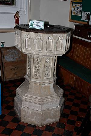 Tipton St John - The Font